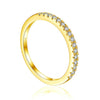 D Full Ring for Women Sparkling Wedding Engagement Silver Jewelry Classic Ring Gifts - Image 7