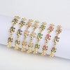 6 Colors Gold plated Zirconia Elephant Bracelet Animal Bangle Punk Style For Woman Jewelry Gift Daily Wear - Image 4