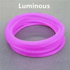 10pcs Black Silicone Bracelets Punk Rock Rubber Band Hip Hop Wristbands Elastic Hairbands Ponytail Scrunchie Bangle Accessories - Image 17