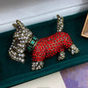 Zinc Alloy Brooch Pin with Decorative Stone Details in Multiple Styles - Image 20
