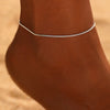 Stainless Steel Anklets Minimalist Design Naked Chain High-quality Anklet For Women Jewelry Everyday Wear - Image 2