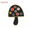 Rainbow Sun Happy Face Round Lemon Mushroom Charm Pendant, Gold Plated Zircon Necklace Bracelet Handmade Jewelry - Image 23