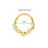 Titanium Branch Thorn Septum Clicker Nose Ring Helix Cartilage Daith Hoop Earring Piercing for Women Men - Image 5