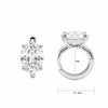 Environmentally Friendly Brass Marquise Zirconia Hoop Earring For Women Minimalist Gold Plated Pear Earring - Image 16