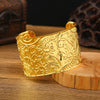 Dunhuang Golden Wide Bracelet from a Different Realm, Female Ethnic Storm, Semitic Arm Bracelet, Dai Bracelet - Image 8