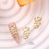 Tszs 10pcs/lot 3D Alloy Silver Gold Chinese Dragon Nail Decorations Year Chinese Dragon Nail Art Charms - Image 8