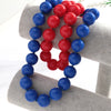 Retro Colorful Acrylic Big Round Beads Choker Boho Handmade Knot Rope Necklaces for Women Man Statement Jewelry Gift - Image 4
