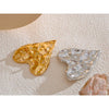 Stainless Steel Metal Hammer Heart Love Brooch Pin Jewelry Pvd Plated Clothing Accessory - Image 6