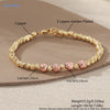 Irregular Round Beads Chain Bracelet For Women Men Gold Color Metal Adjustable Bracelets Jewelry - Image 4