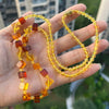 Natural Amber Necklace for Women Gift Europe Baltic Plant Beads Gogerous Jewelry Supplier - Image 10