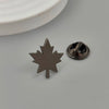 design Smooth maple leaf stainless steel brooch, stylish lapel pin, badge, gift for friends - Image 4