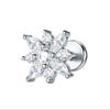 Stainless Steel Labret Piercing Stud with 16 Gauge and 1.2 x 8 mm Post - Image 36