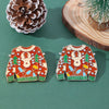 Vintage Ugly Christmas Sweater Brooches Cute Reindeer Crystal Rhinestone Xmas Jumpers Pins for Women Holiday Gift - Image 3