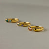 Month Birthstone Style Ring with Zircon Accents in Gold Tone or Silver Tone - Image 4
