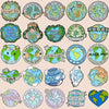 Love Earth Enamel Pins Plant Garland Heart Smile Planet Cat Brooches Lapel Badges Environment Protection Jewelry Gift For Friend - Image 2