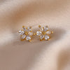 Charm Silver Moon Flower Snowflake Colorful Love Earrings, Suitable for European Women's Valentine's Day Jewelry Gifts - Image 36