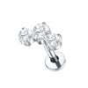 Cubic Zirconia Labret Stud 16G Internally Threaded for Lip Tragus and Helix - Image 31