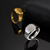Stainless Steel Square Signet Ring for Men, Gold Silver Color High Polished Chunky Ring, Simple Statement Jewelry Thumb Ring - Image 5