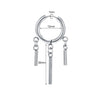 ZS 1 PC Hip Hop Sword Hoop Earring Men Jewelry Dangle Earrings Stainless Steel Round Ear Hoop Cone Chain Punk Jewelry Gift Women - Image 17