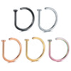 Fake Nose Ring Hoop No Piercing for Nose Lip and Ear 20G - Image 17