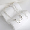 1pcs Heart Shaped Women Ankle Bracelet Gold Color Foot Bracelets on The Leg Flat Ankle Chain Jewelry Beach Accessories - Image 5