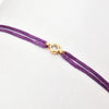 Small Round Cubic Zirconia Stone Red String Bracelet for Women Girl Handmade Simple CZ Charm Bracelet Adjustable Jewelry - Image 4