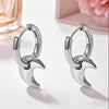 Evispol Punk Stainless Steel Huggie Hoop Earrings For Women Moon Star Heart-shaped Drop Earrings Cartilage Piercing Jewelry - Image 12