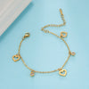 Stainless Steel Tiny Heart Charms Anklet Girl Summer Beach Dainty Moon Star Dangles Bohem Cute Ankle - Image 2