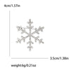 Rhinestone Snowflake Brooch Pin for Christmas and Holiday Outfits - Image 24