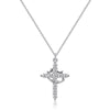Rotatable Crown Rhinestone Cross Choker Necklace Earrings Rings for Women Minimalist Cross Chain Christian Jewelry Prayer Gift - Image 14