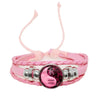 12 Zodiac Signs Yin Yang Bracelets Constellation Glass Cabochon Pink Leather Bangle Women Girls Birthday Gifts - Image 7