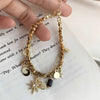 Zakol Vintage Stone Double Layered Beads Bracelets for Women Star Pendant Bracelets Y2K Charm Jewelry Gifts - Image 6
