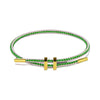 Multicolor Cord Bracelet with Adjustable Wire and Charm Detail - Image 18