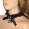 Cute Creative Women Gothic Simple Sexy Lace Collar Pendant Bow Knot Bell Choker Necklace Dress Girls Party Jewelry - Image 3
