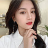 Korean Pearl Chain Tassel Clip on Earrings Fairy Temperament Earrings Simple Zircon Ball Earrings for Non-pierced Women - Image 2