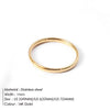 Rings for Stacking Stainless Steel Rings for Woman for Gift Jewelry Size 5 6 7 Jewelry Accessories - Image 7