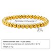 Chunky Stainless Steel Link Chain Bracelet in Gold-Tone - Image 19