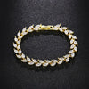 Silver Marquise Sparkly Cubic Zirconia CZ Crystal Tennis Bracelets Bangles for Women Female Jewelry - Image 2