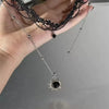 Gothic Vintage Sun Pendant Chain Black Lace Multi Layer Choker Necklace For Women Egirl Charm Halloween Jewelry Accessories Gift - Image 5