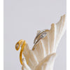 Stainless Steel Zirconia Snake Adjustable Ring Gold Platinum Plated Minimalist Chic Jewelry - Image 2