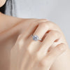 Women's Silver Rings Adjustable Size (5mm) Gra Ring For Women Jewelry Gift With Boxed - Image 5