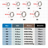 Jigging Pro Stainless Steel Split Rings Fishing Connectors Snap Rings 10/15Pcs Heavy Duty Saltwater Fishing Accessories - Image 2