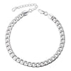 Stainless Steel Flat Chain Anklet Gold Silver Color Women Barefoot Jewelry 7mm Wide 25cm Length Foot Bracelet - Image 5