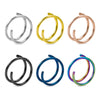 2Pcs Single Piercing Double Hoop Septum Nose Ring Steel Spiral Lip Nose Rings Cartilage Tragus Daith Piercing Earrings - Image 1