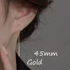 Dangle Earrings For Women Geometric Ball Long Tassel Chain Drop Silver Color Earring Minimalism Ear Line Kpop Jewelry - Image 10
