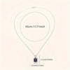 Geometric Cubic Zirconia Pendant Necklace for Women Temperament Female Wedding Neck Accessory Party Jewelry - Image 6