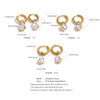 Stainless Steel Charm Cubic Zirconia Drop Daily Bling Earrings for Women Jewelry - Image 6