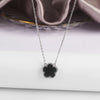 7 colors classic simple five-leaf flower pendant necklace stones clover Choker Chain for women party daily wear jewelry - Image 22