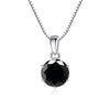 JoyceJelly Pendant Necklace For Women Royal Blue Color Silver Wedding Jewelry - Image 30