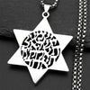 Hebrew Star of David Pendant Necklace for Women Men Stainless Steel Gold Silver Color Jewish Male Chain Jewelry - Image 8